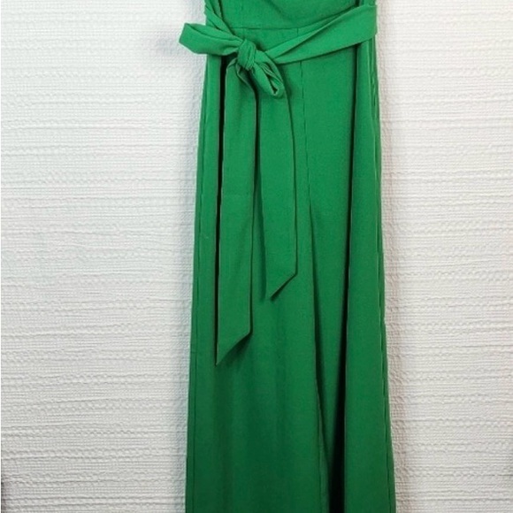 Lily Pulitzer Lyra in Fern Gully Green One-Shoulder Jumpsuit - Picture 6 of 8